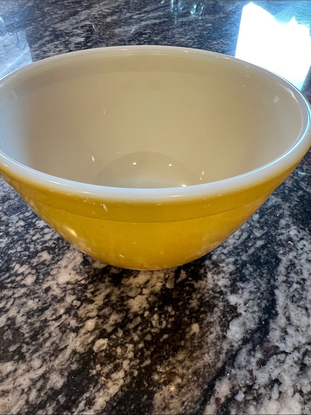 PYREX Yellow Ceramic Mixing Bowl - 1 1/2 Pint